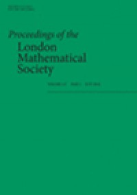 Proceedings Of The London Mathematical Society