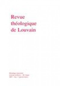Revue Theologique De Louvain